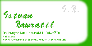 istvan nawratil business card